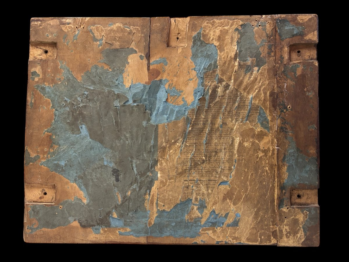 Bas-relief, Very Deeply Carved, In Fruit Wood, 19th Century-photo-7