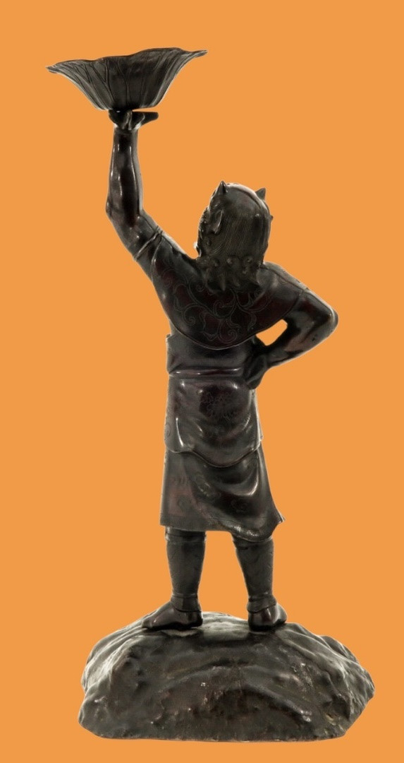 Sculpture Japonaise (brûleur D’encens) 19e Siècle -photo-6