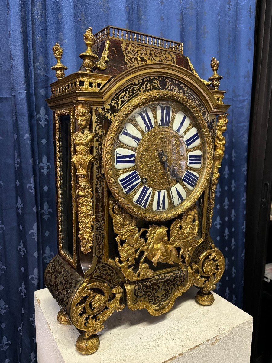 Boulle Marquetry Cartel, Regency Period, 18th Century.