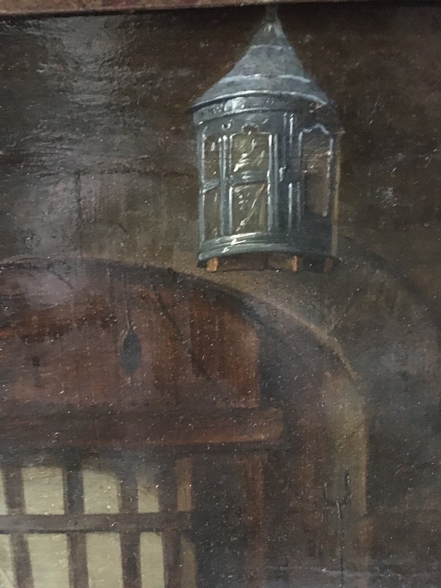 Oil Painting On Panel (oak) 88x66 Cm -photo-7