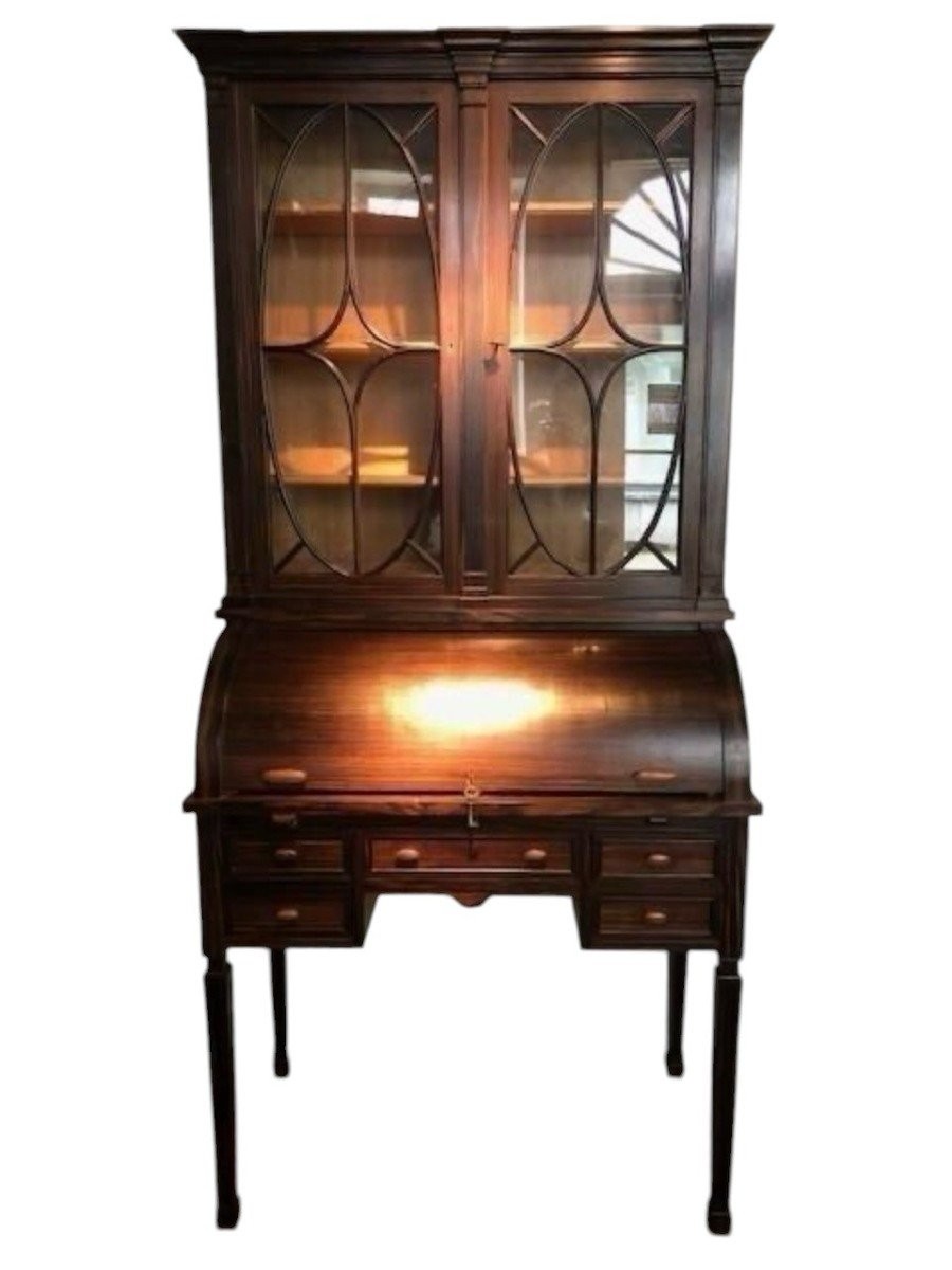 Rare Art Deco Macassar Ebony Cabinet.