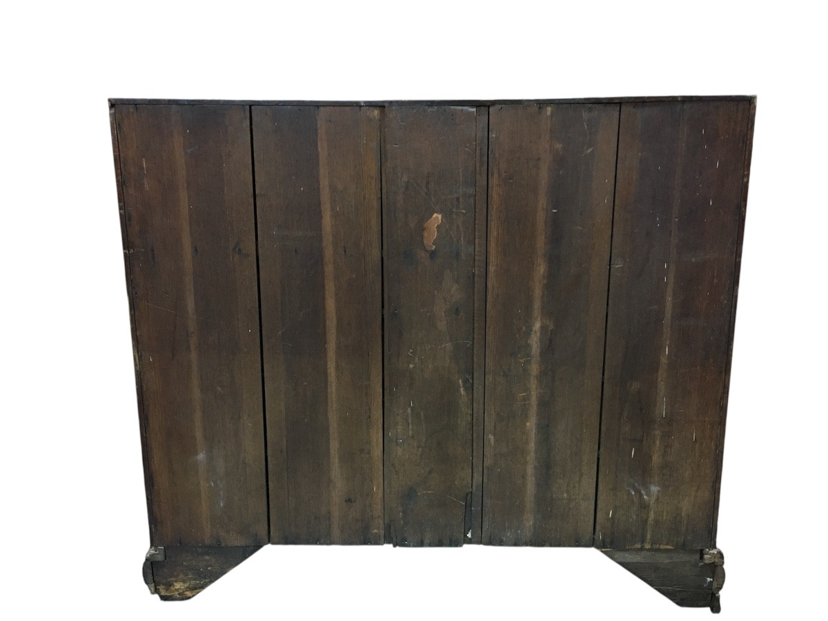 Commode Secrétaire ou Scriban De Pente 18e siècle -photo-2