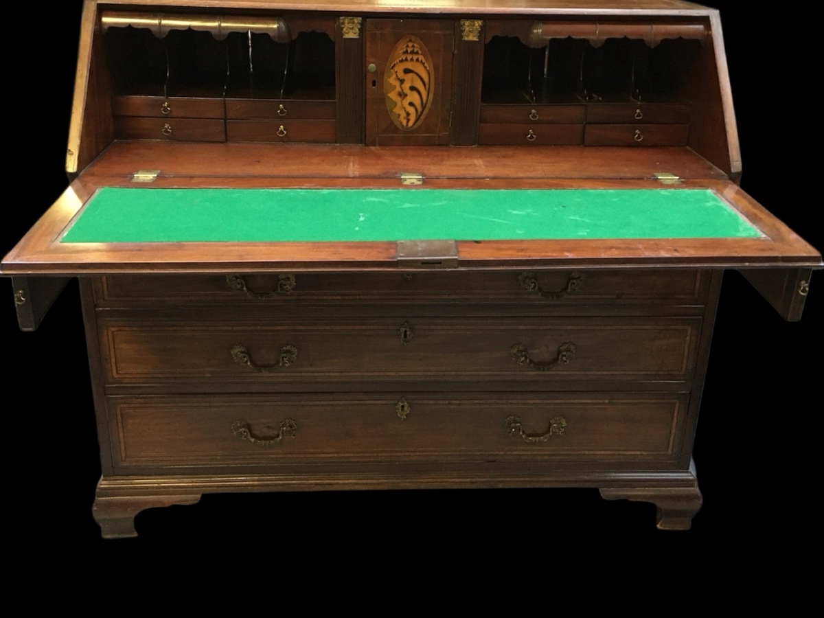 Commode Secrétaire ou Scriban De Pente 18e siècle -photo-5