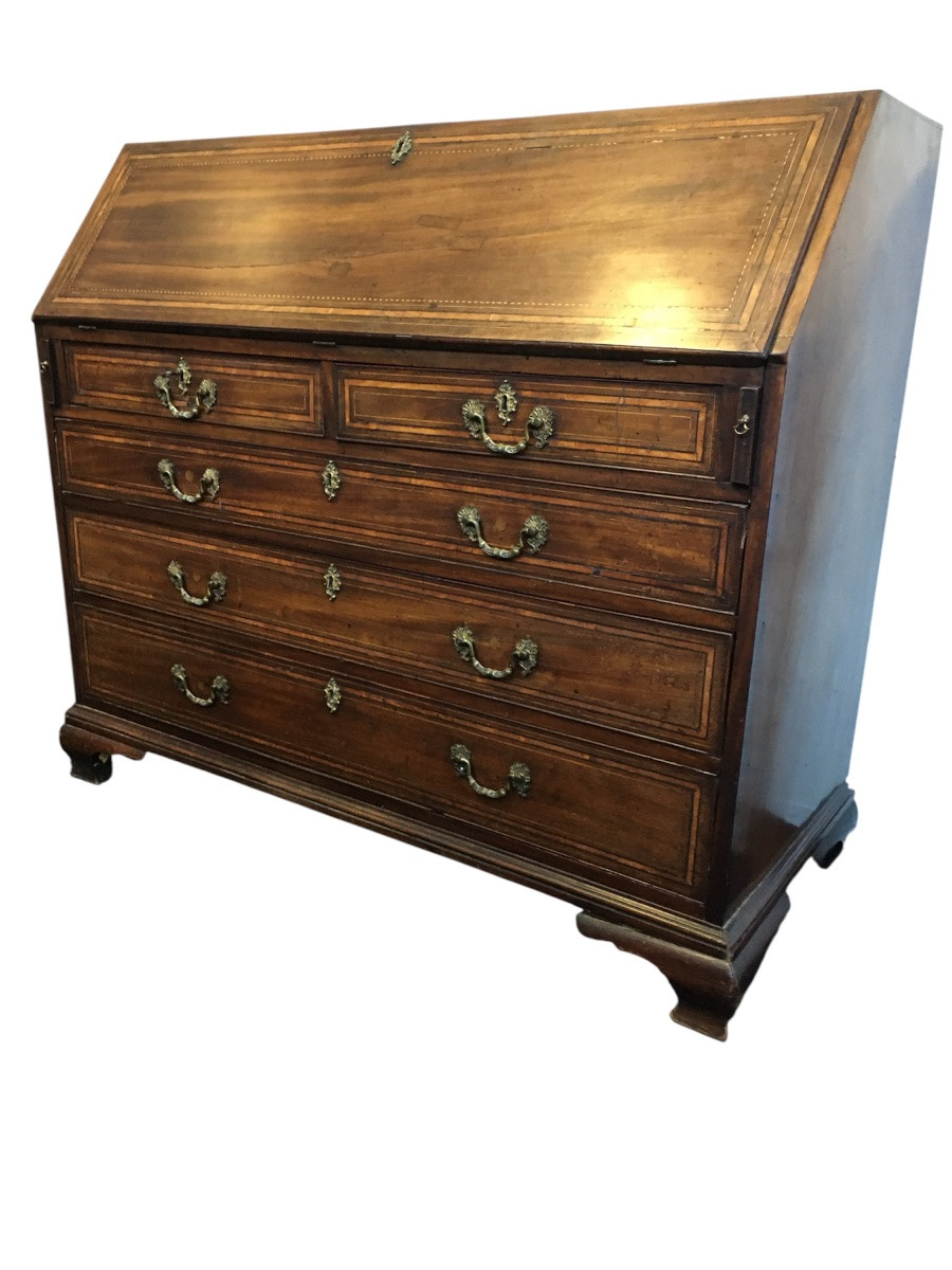 Commode Secrétaire ou Scriban De Pente 18e siècle -photo-6