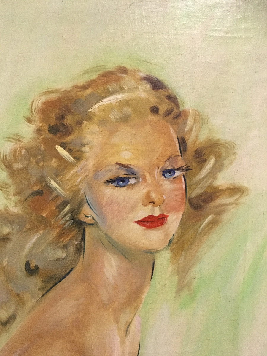 Painting Dating From The 60s Of The 20th Century -photo-3