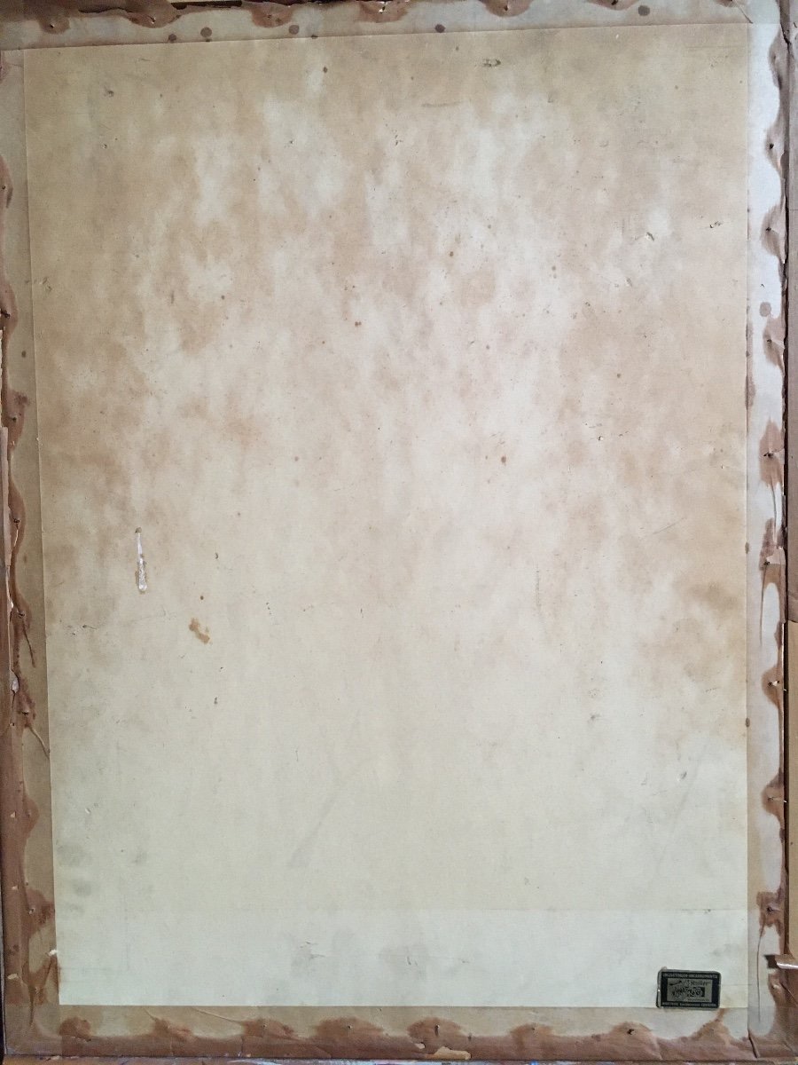 A Lithograph By Paul Augustin Aizpiri Circa 1960-photo-3