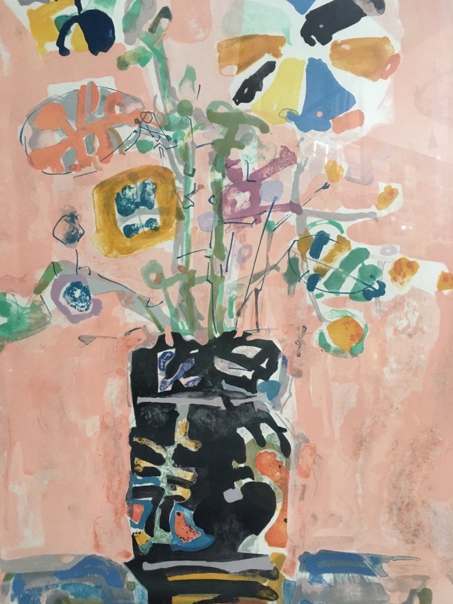 A Lithograph By Paul Augustin Aizpiri Circa 1960