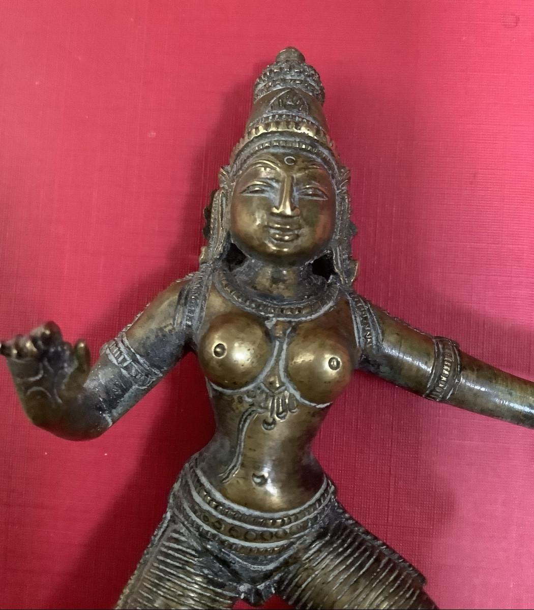Dancing Goddess (parvati) Circa 1900 -photo-4