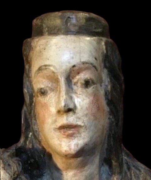 Virgin And Child, Polychrome Wood, Circa 1600 -photo-4