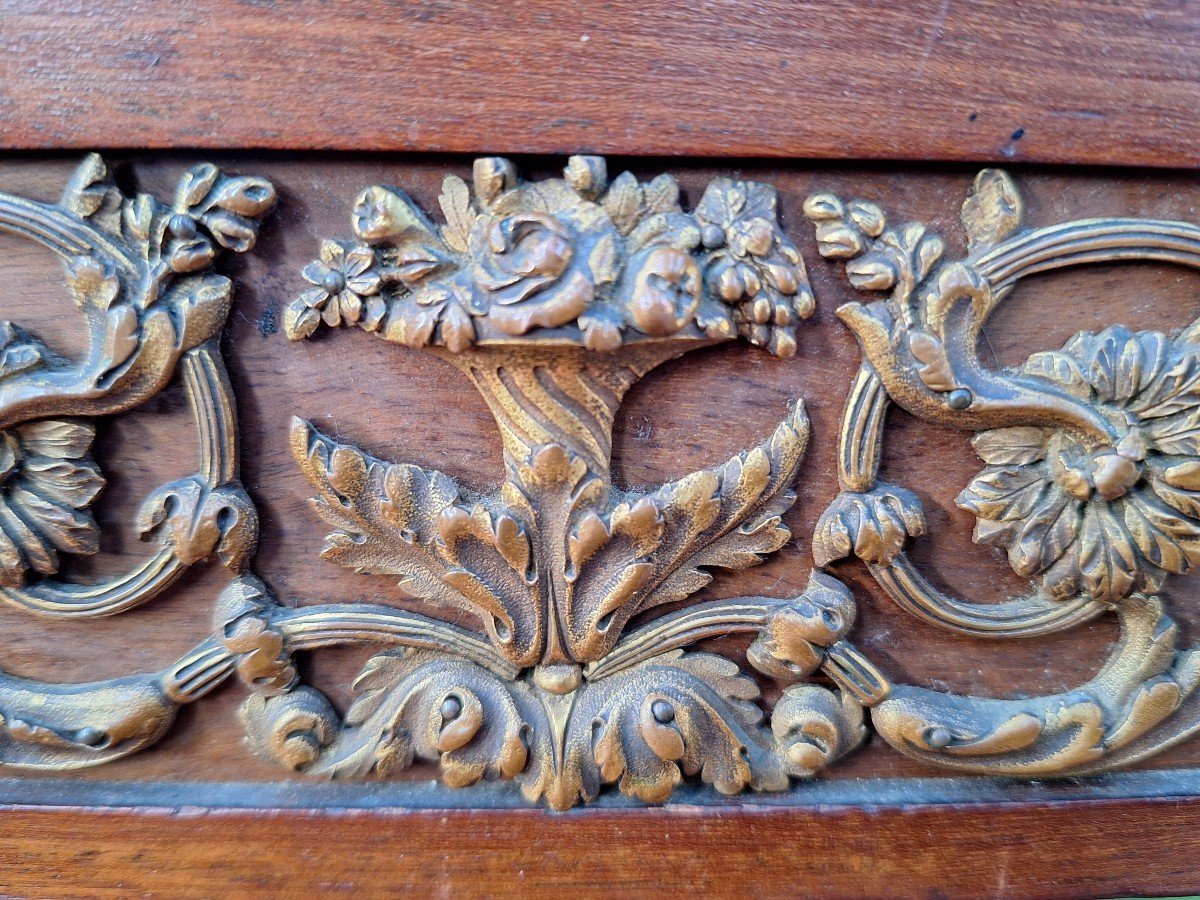 Beautiful Louis XVI Style Living Room Table / Desk By Jean-henri Riesener.-photo-3