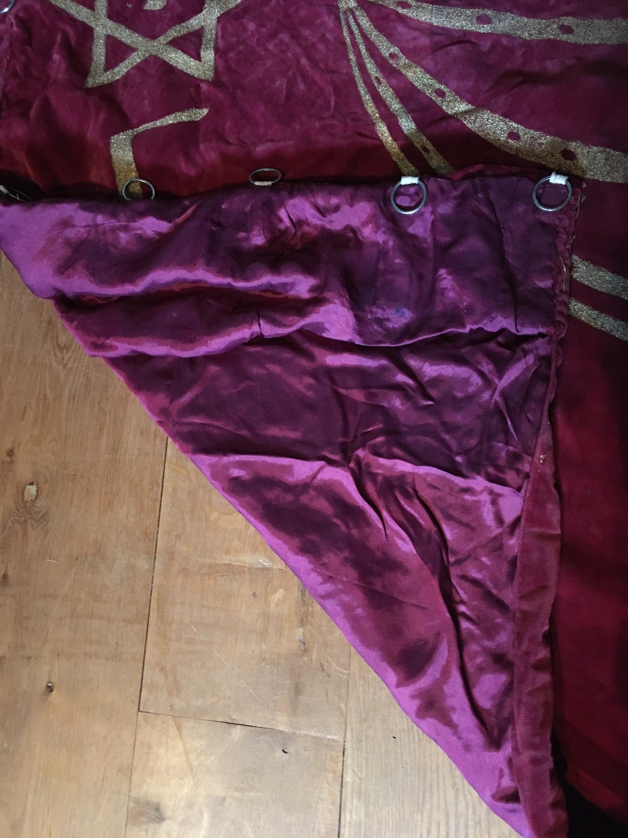 Textile cérémoniel juifs en velours et de soie.-photo-7