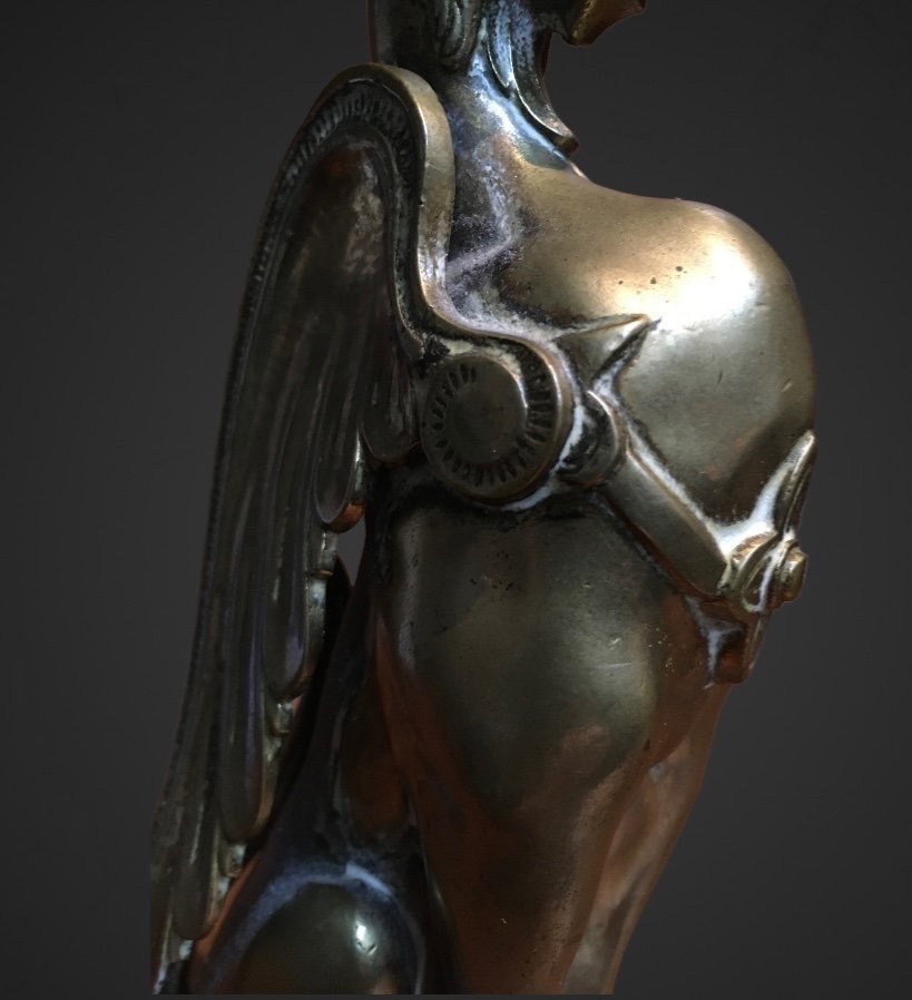 Une Empire Statue En Bronze 19e siècle -photo-1
