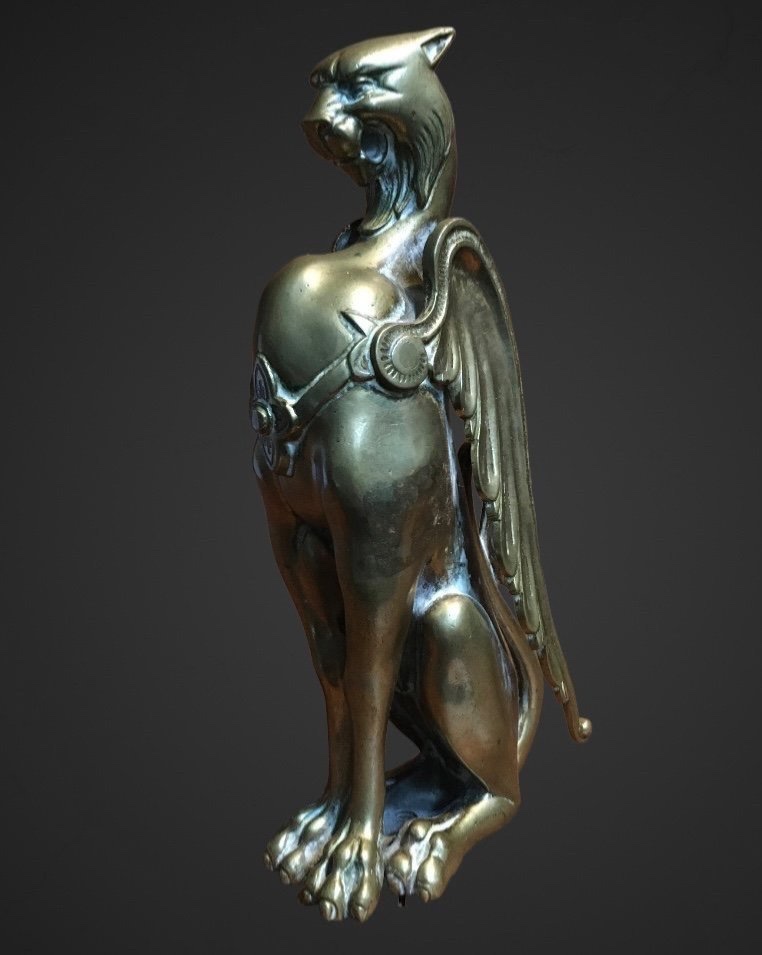 Une Empire Statue En Bronze 19e siècle -photo-4
