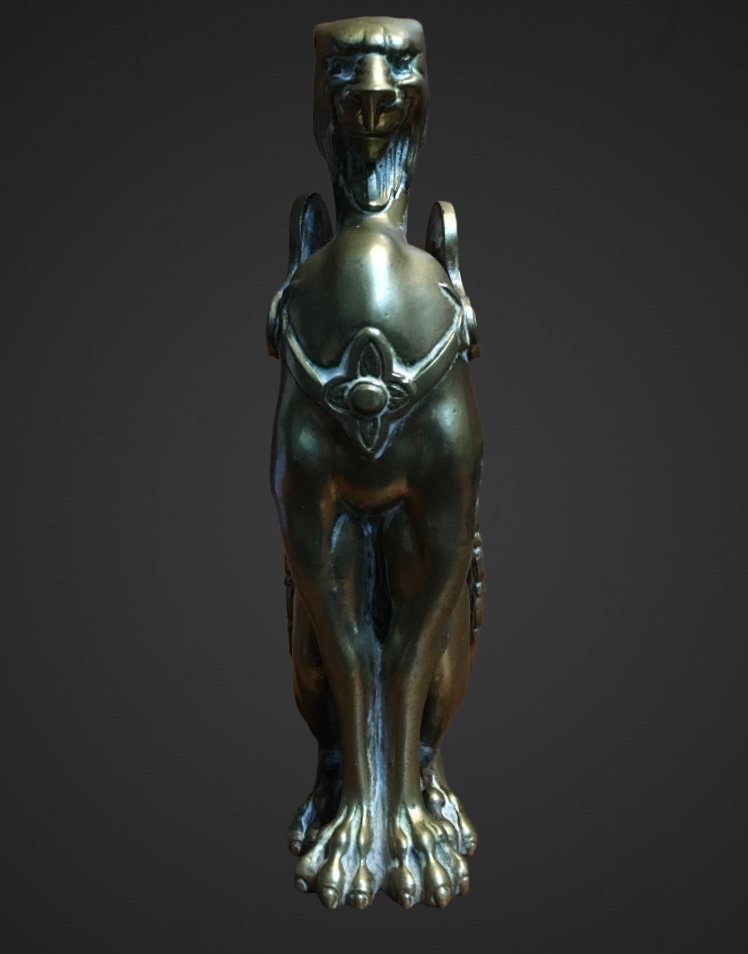 Une Empire Statue En Bronze 19e siècle -photo-5