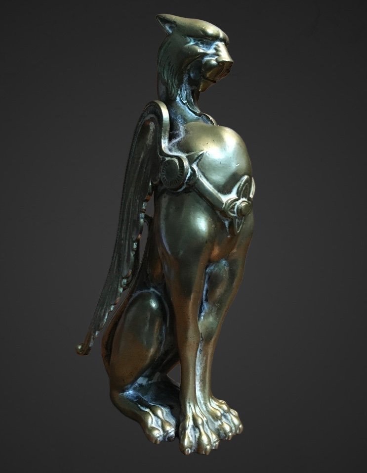 Une Empire Statue En Bronze 19e siècle -photo-6