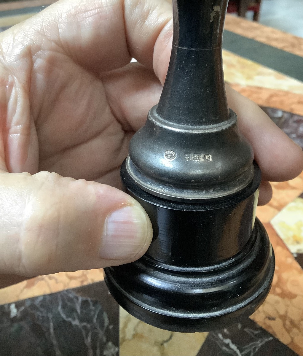 Trophée d’echecs representant le roi en argent -photo-5