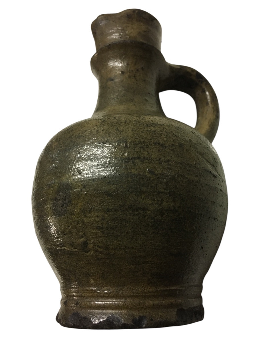 A Stoneware Jug Dating From The Late Middle Ages.-photo-2