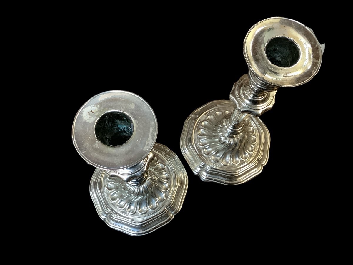 A Pair Of Louis XV Style Candlesticks -photo-2