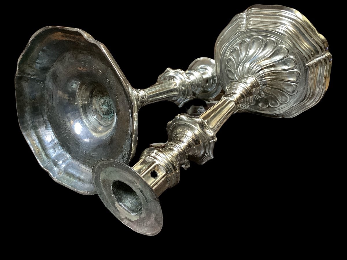 A Pair Of Louis XV Style Candlesticks -photo-3