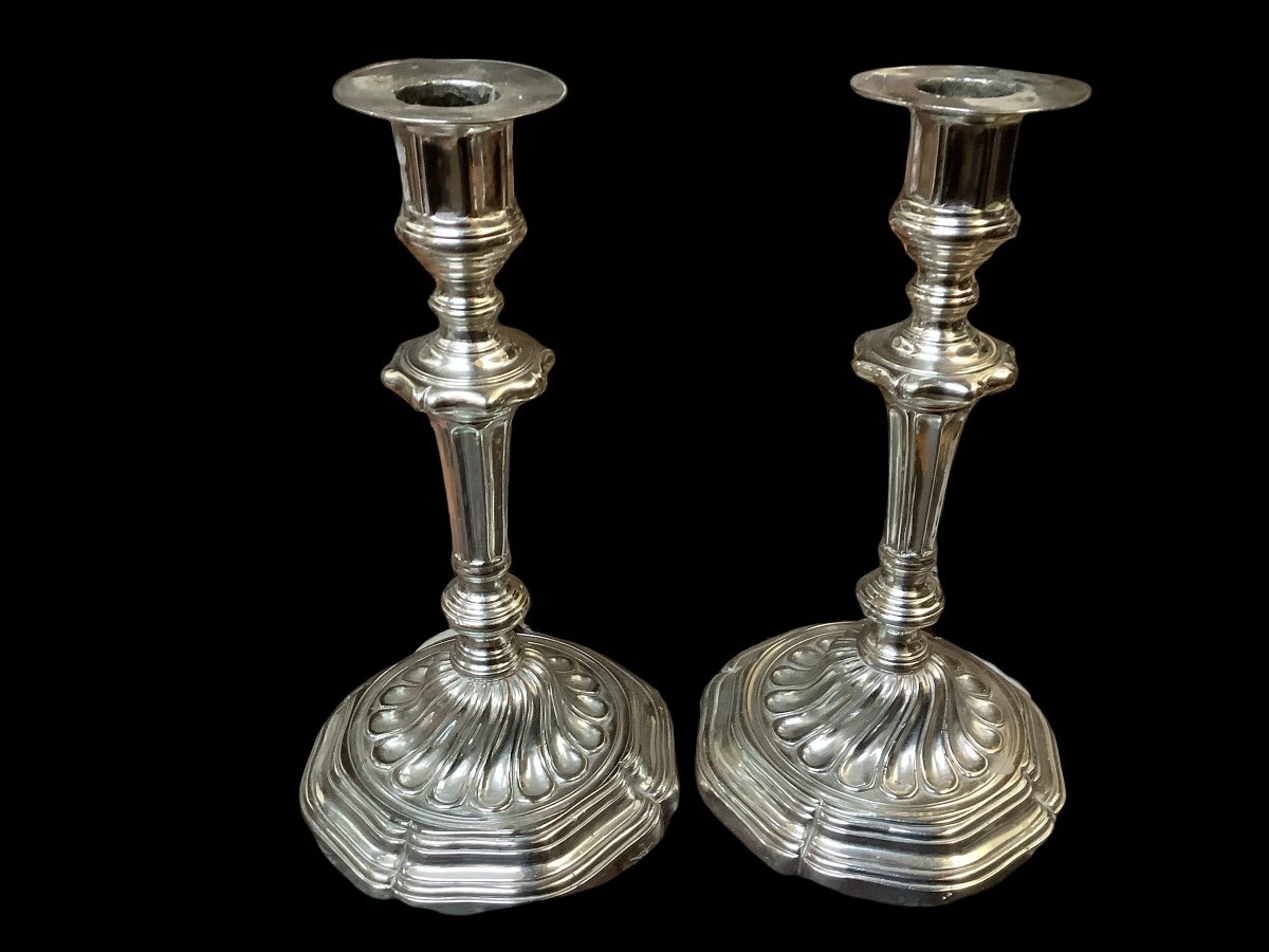A Pair Of Louis XV Style Candlesticks -photo-8