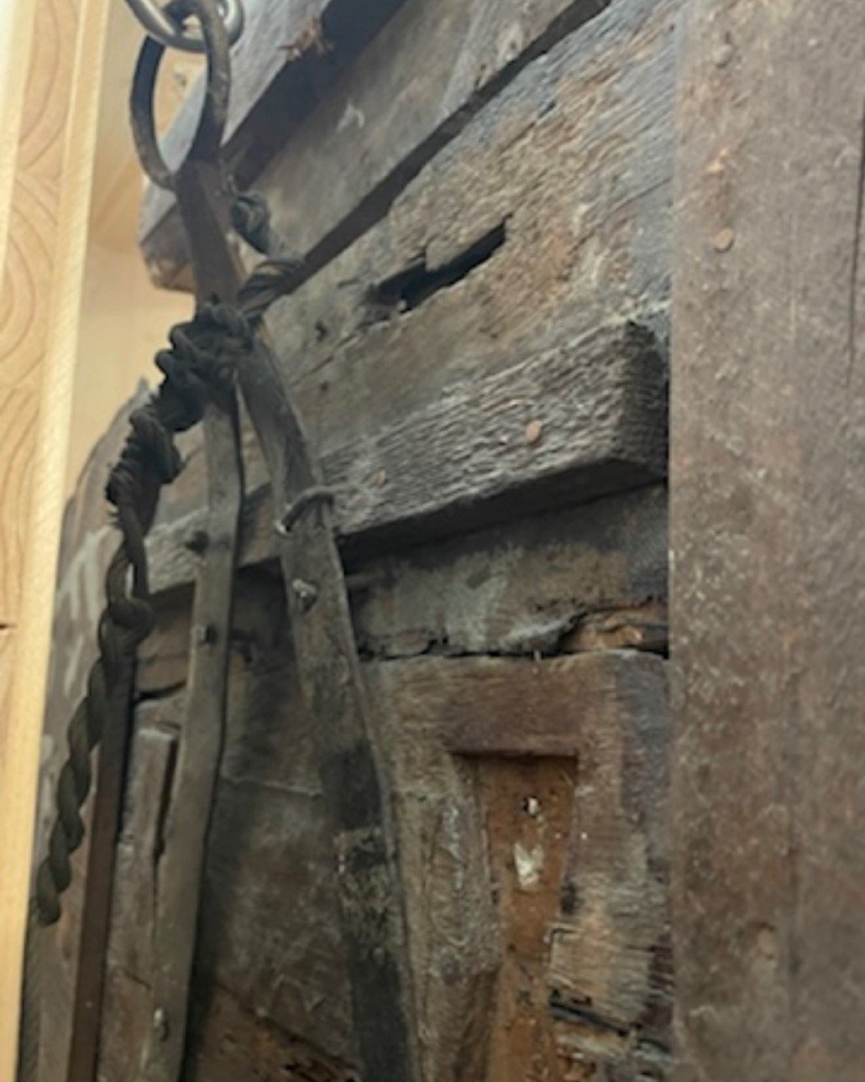 Grand Miroir De Château ,baroque 17ème ( 210 Cm ).-photo-2