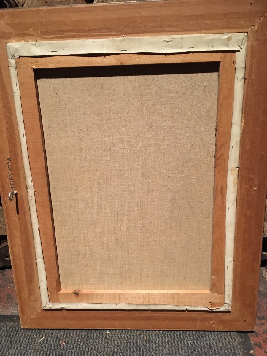 Peinture très réaliste année 1980 -photo-2