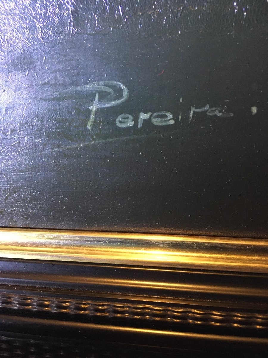 Peinture très réaliste année 1980 -photo-4