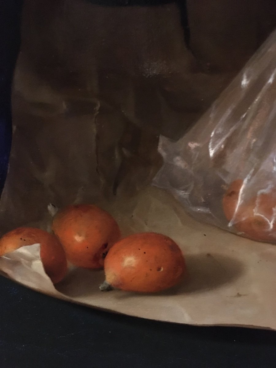 Peinture très réaliste année 1980 -photo-2