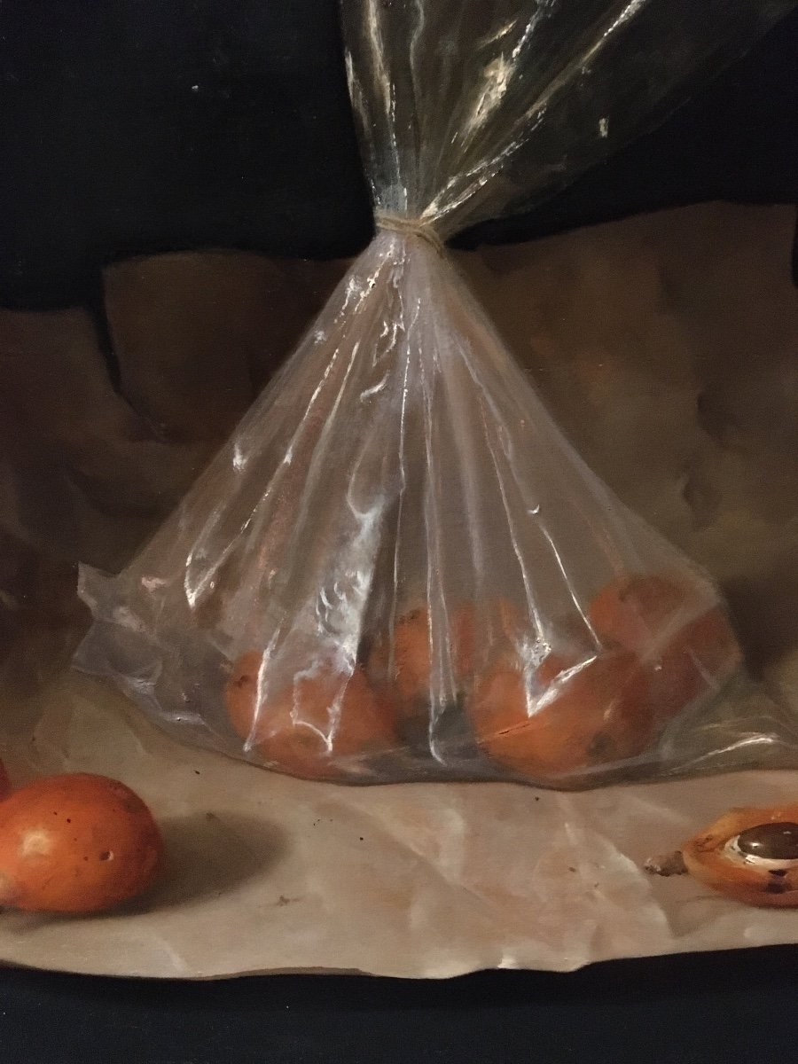 Peinture très réaliste année 1980 -photo-7