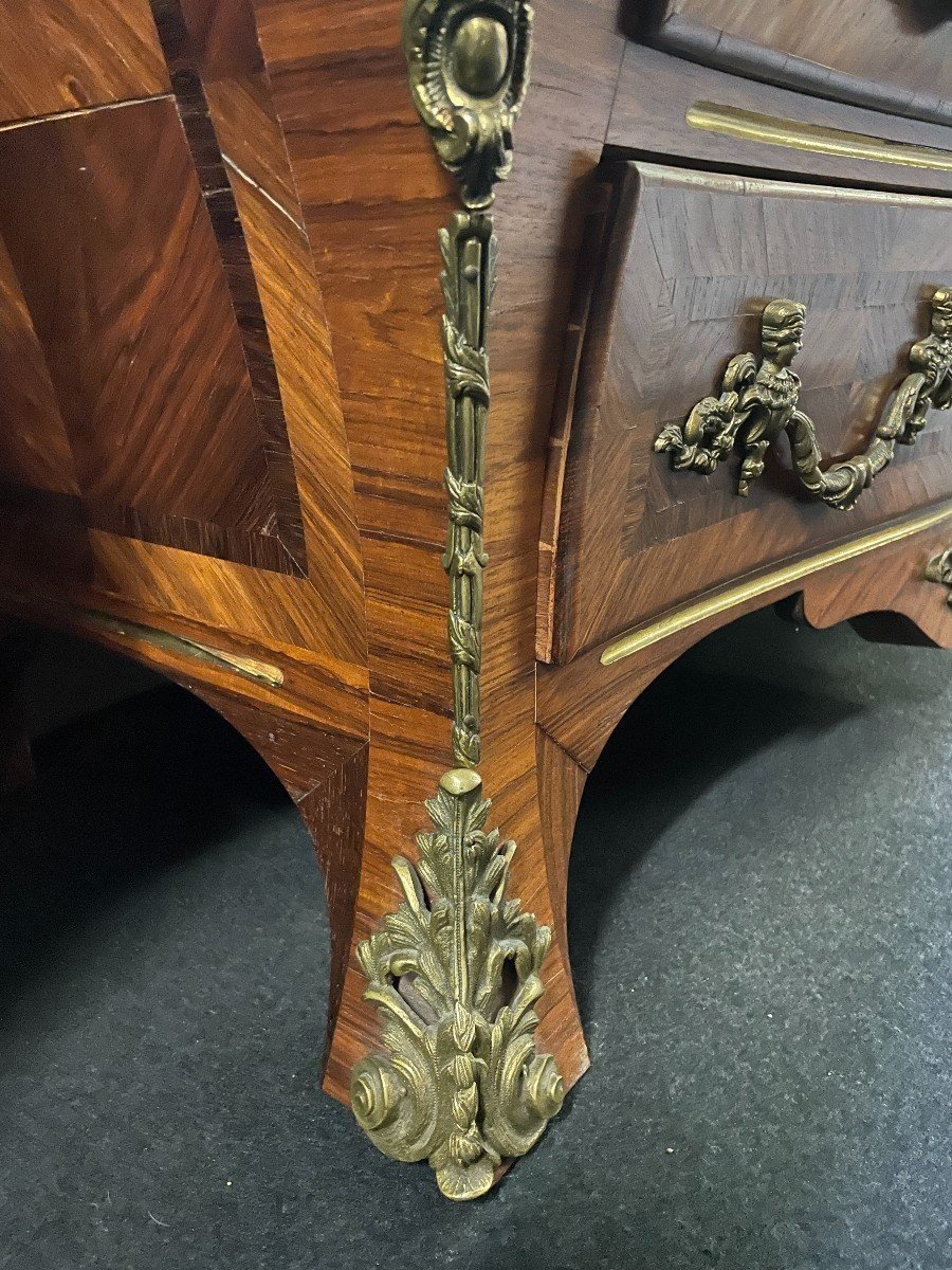 Beautiful Louis XV Style Commode, 20th Century.-photo-6