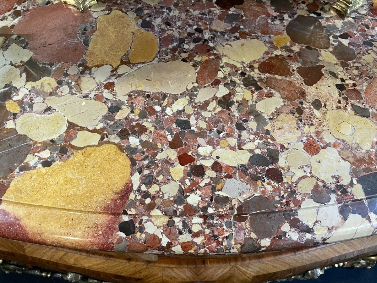 Beautiful Louis XV Style Commode, 20th Century.-photo-7