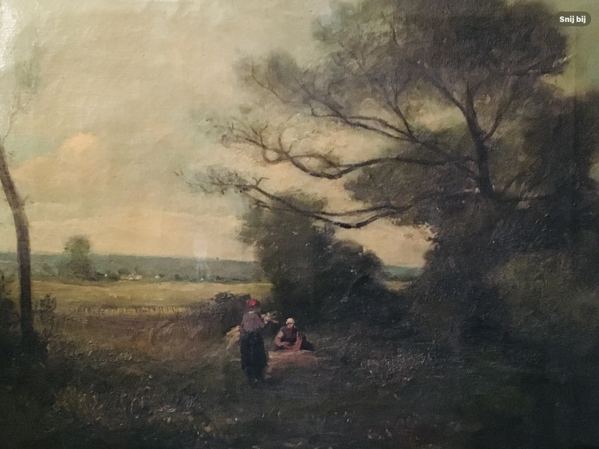 Two Paintings By Laure Lacombe (1834-1923) French -photo-1