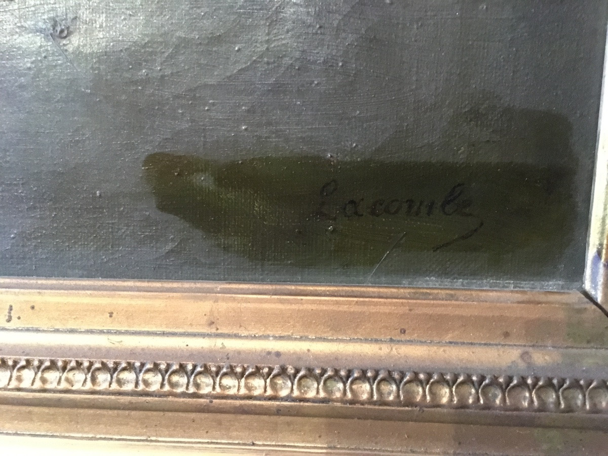 Two Paintings By Laure Lacombe (1834-1923) French -photo-5