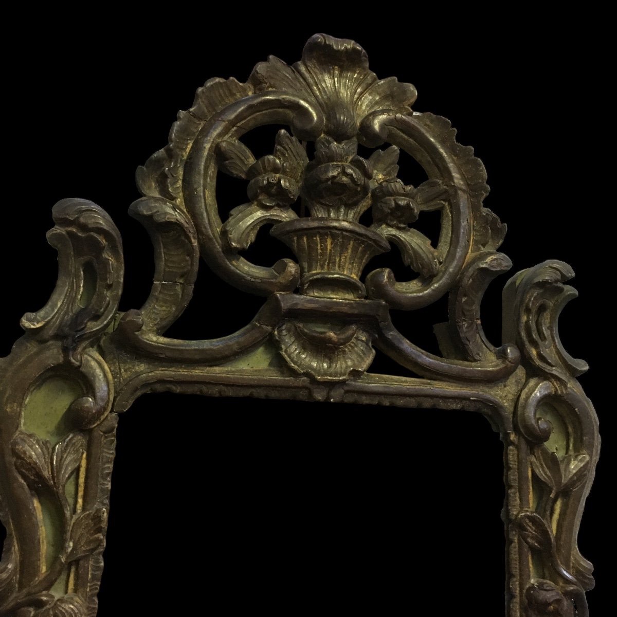 18th Century Wooden Wedding Mirror -photo-3