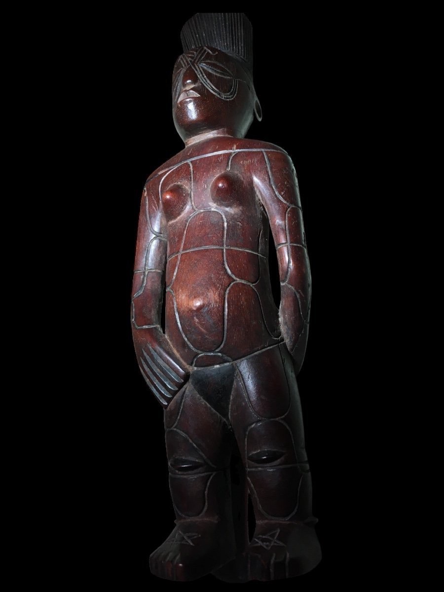 Sculpture Africaine Nord Du Congo -photo-3