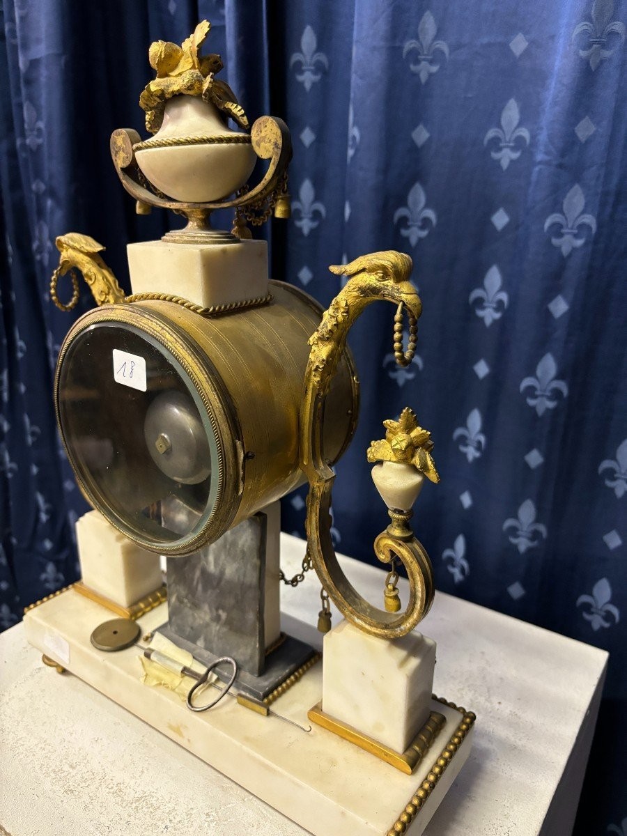 Elégante Pendule De Style Louis XVI 18ème Siècle.-photo-6