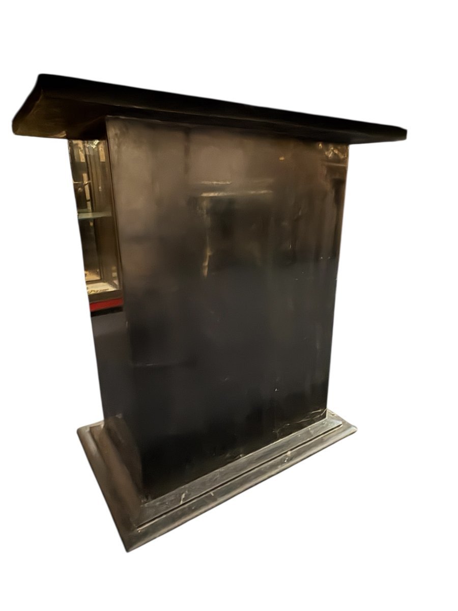 Large Italian Marble Table With Colored Semi-precious Stones, 20th Century-photo-5