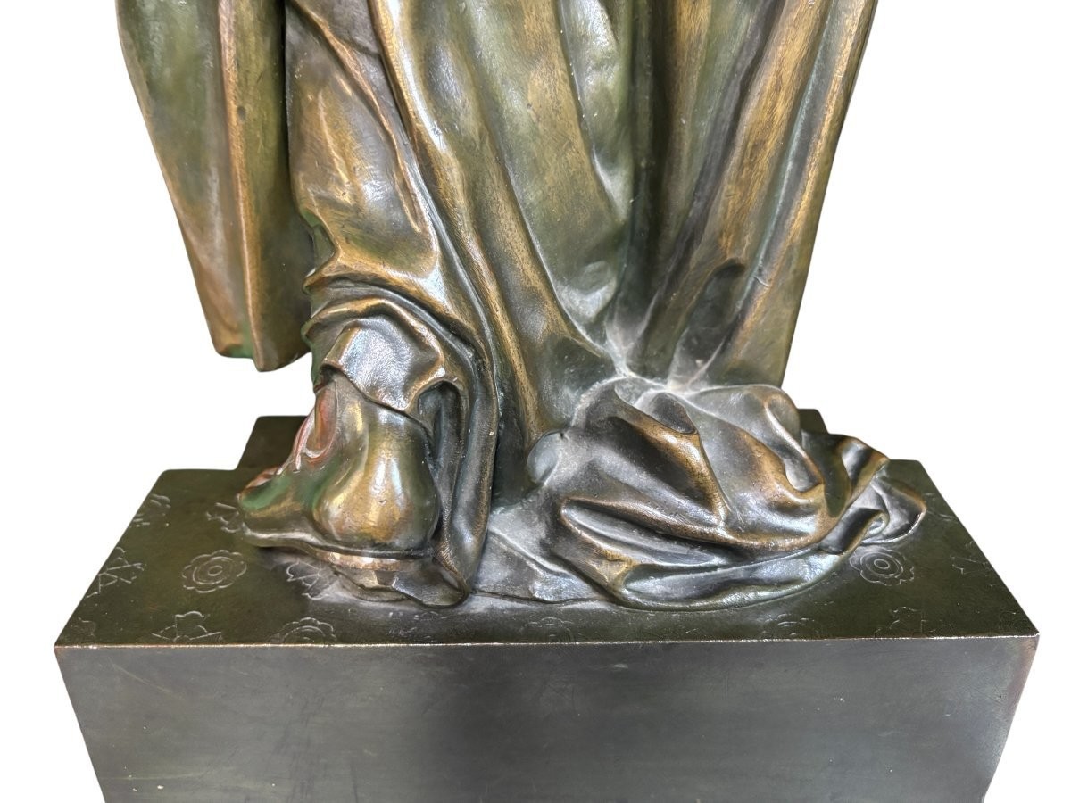 Very Large Bronze Sculpture (97 Cm) “salome” H. Dumaige 19th Century.-photo-6