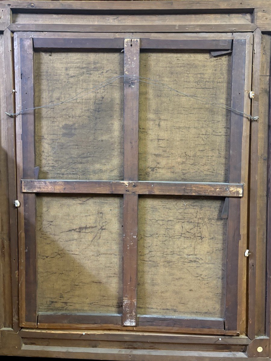 Grand portrait de l'empereur François Ier Stéphane, huile sur toile, XVIIIe siècle.-photo-7