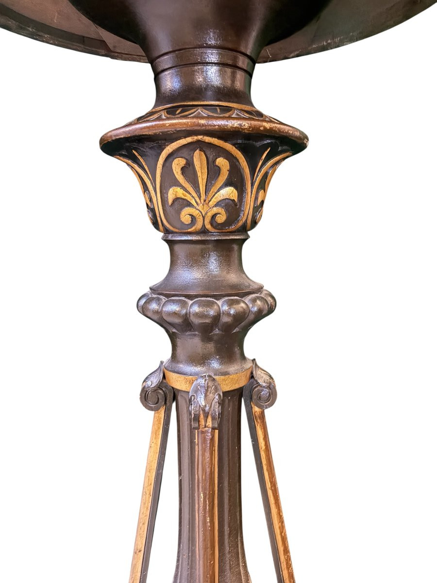 Jardinière décorative en bois peint, style Empire 19ème.-photo-4