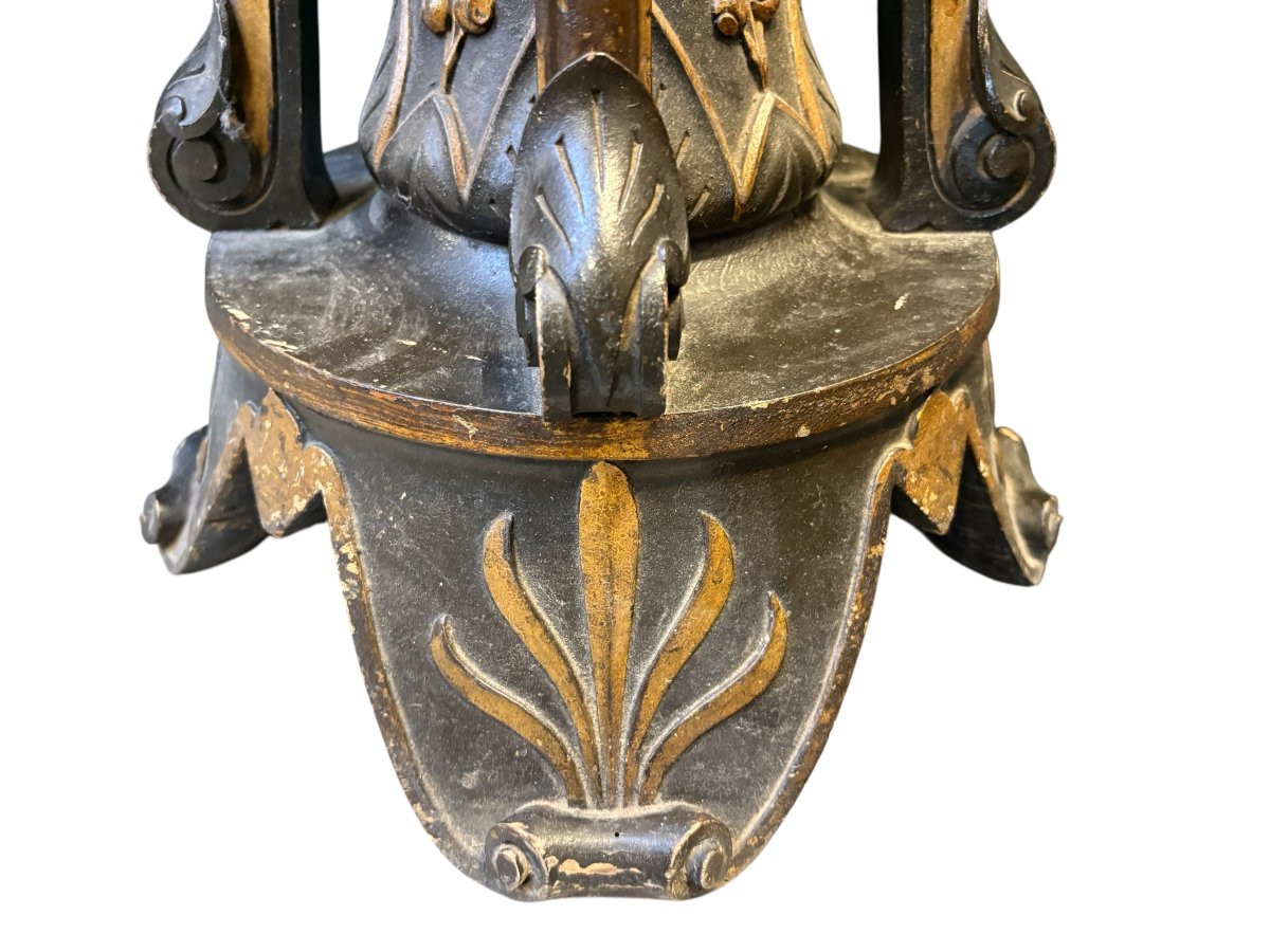 Jardinière décorative en bois peint, style Empire 19ème.-photo-6