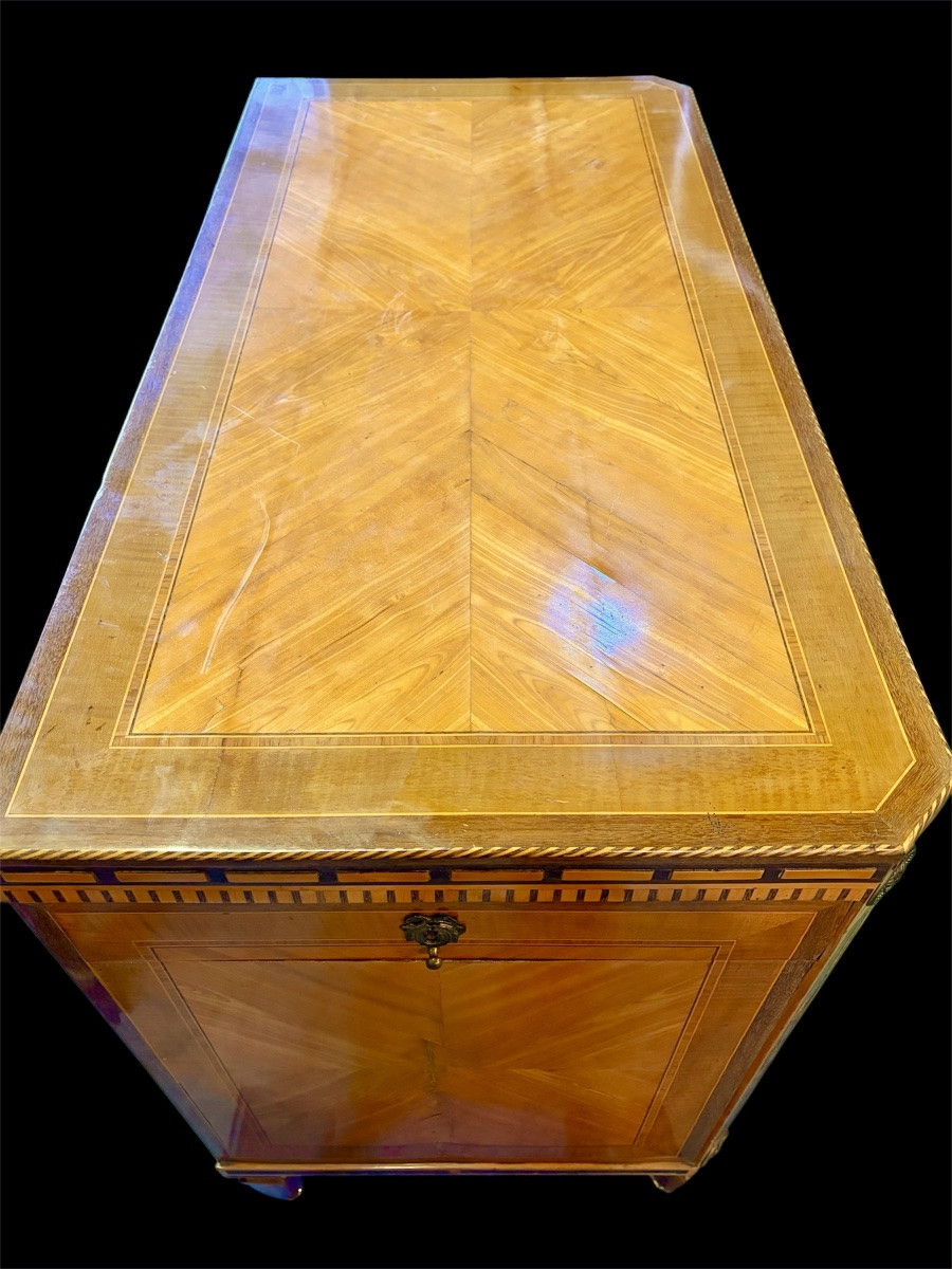 Louis XVI Chest Of Drawers With Lacquered Panels-photo-6