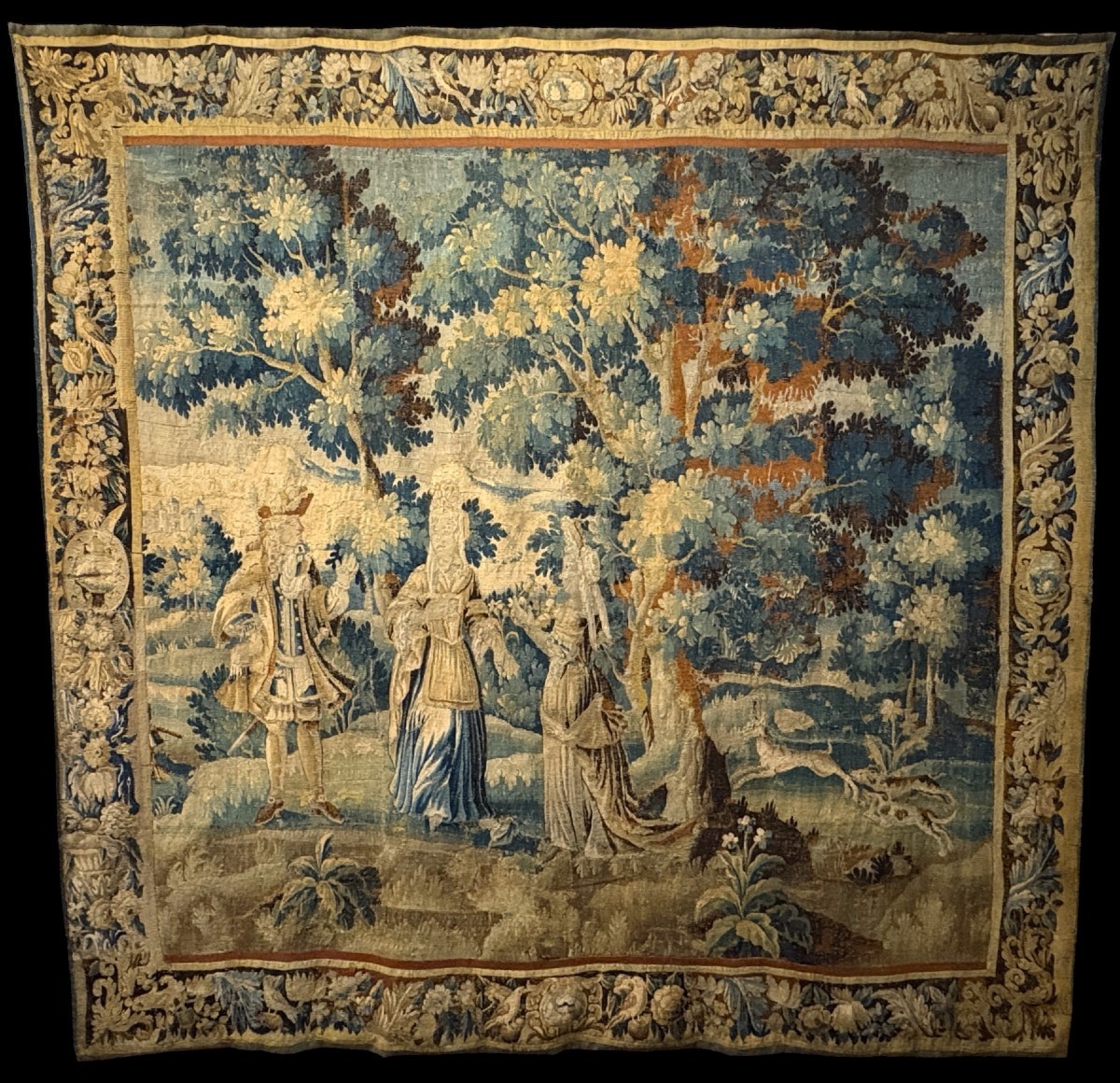 17th Century Flemish Wool Tapestry 