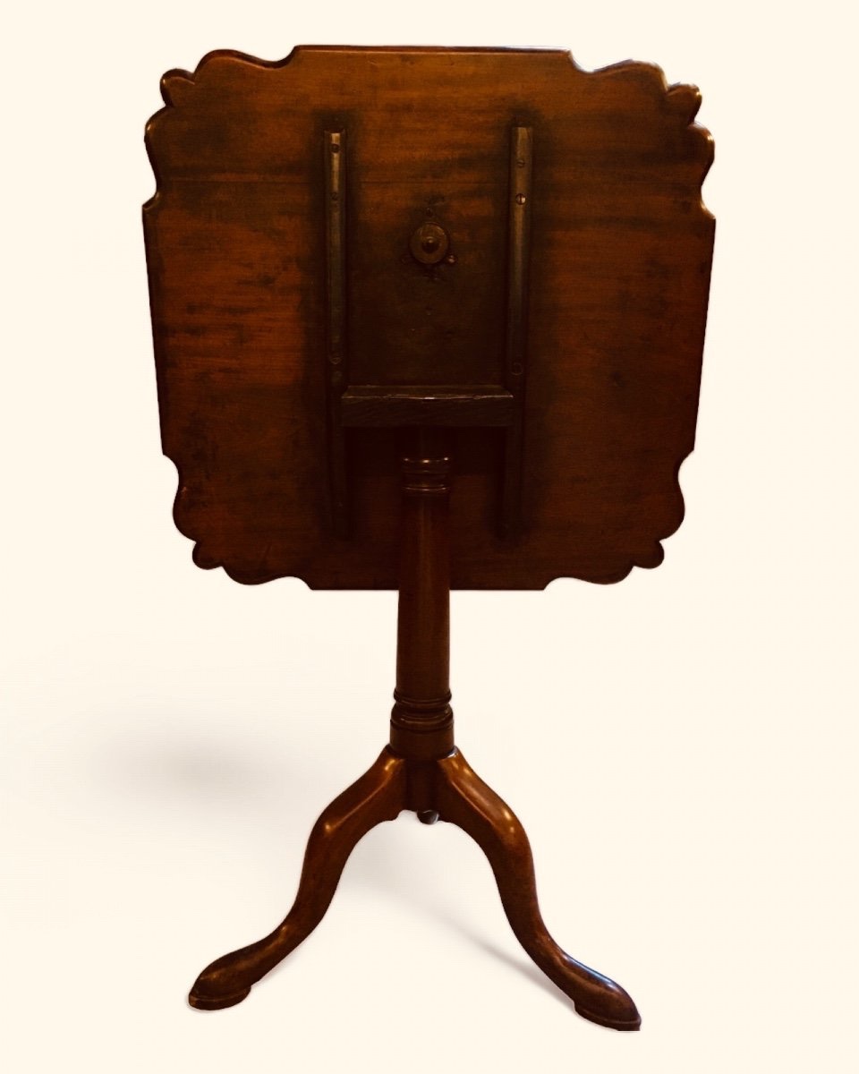 Mahogany Table With Tilting Top 18th Century-photo-5