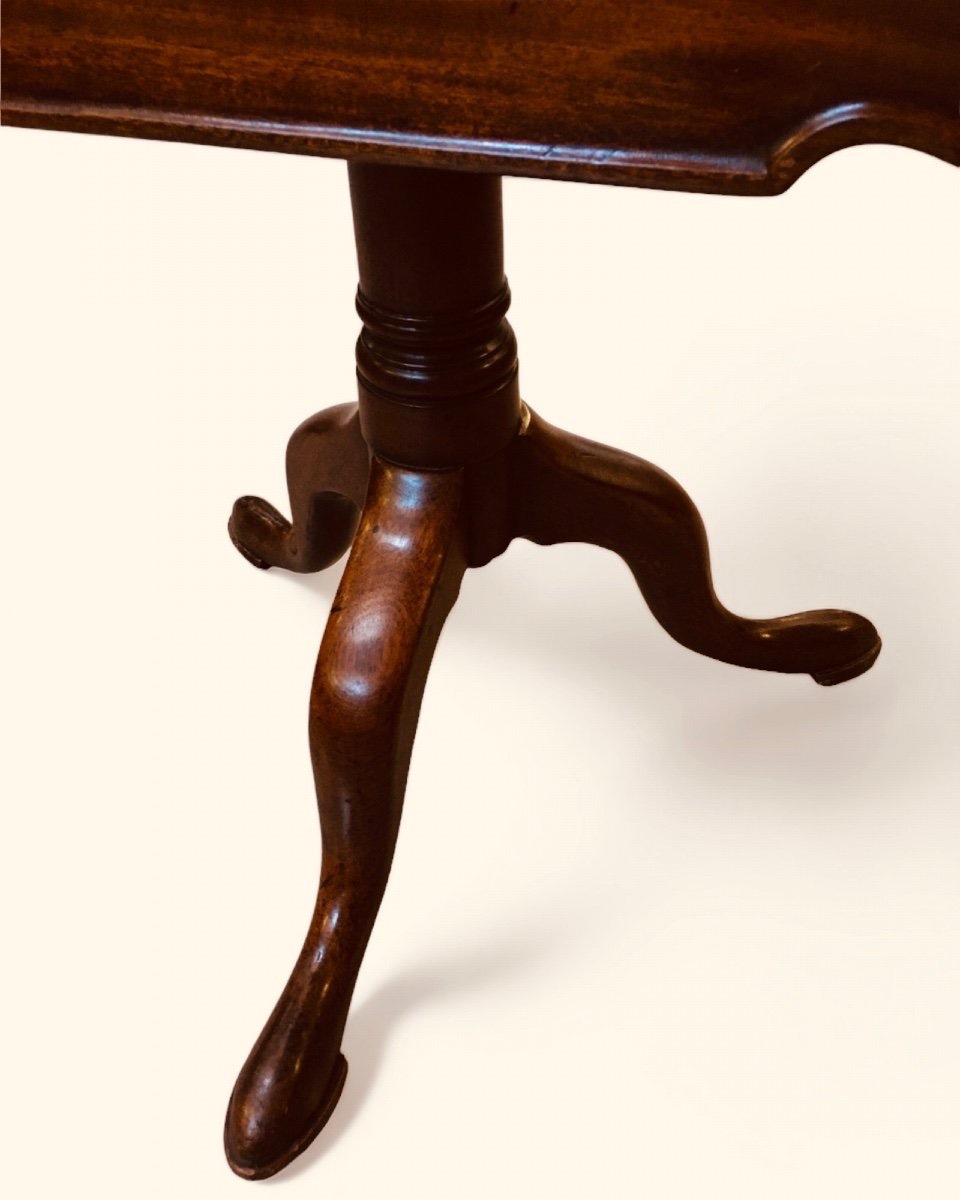 Mahogany Table With Tilting Top 18th Century-photo-7