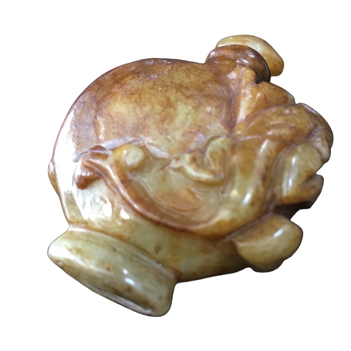 Chinese Jade Snuff Bottle 6x5 Cm-photo-6