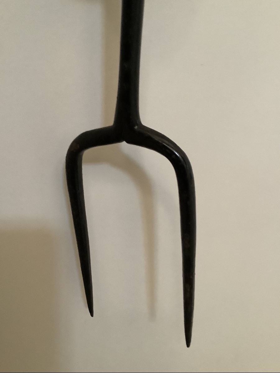 Wrought Iron Spoon Holder 18th/19th Century-photo-2