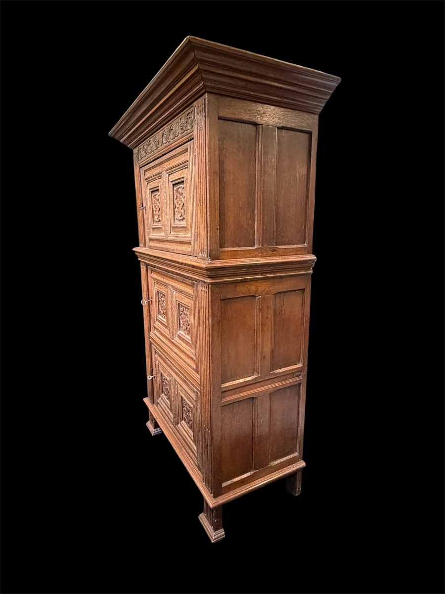 Renaissance Three-door Cabinet, 17th-century Flanders -photo-2
