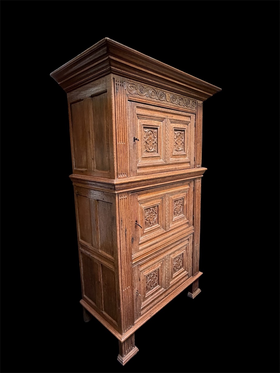 Renaissance Three-door Cabinet, 17th-century Flanders 