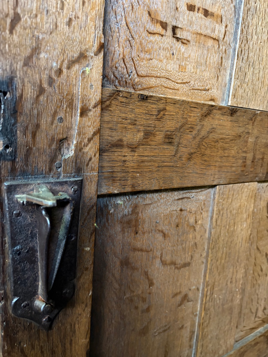 Early 17th-century Paneled Cabinet From The Netherlands -photo-6